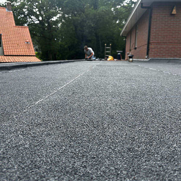 Plat dak renovatie met Bitumen