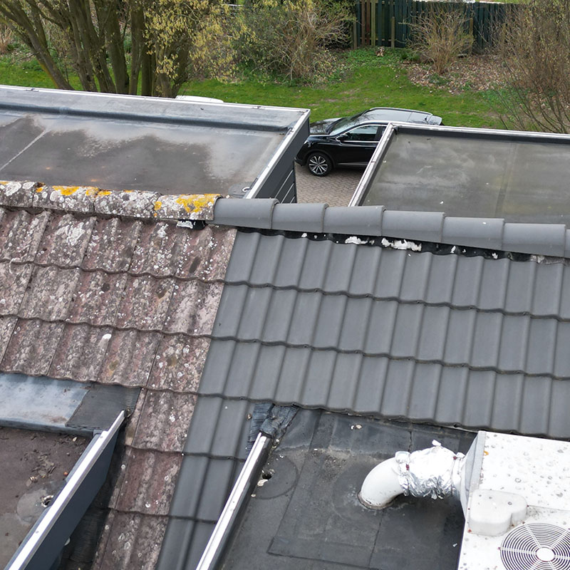 Lekkage opsporen met dakinspectie
