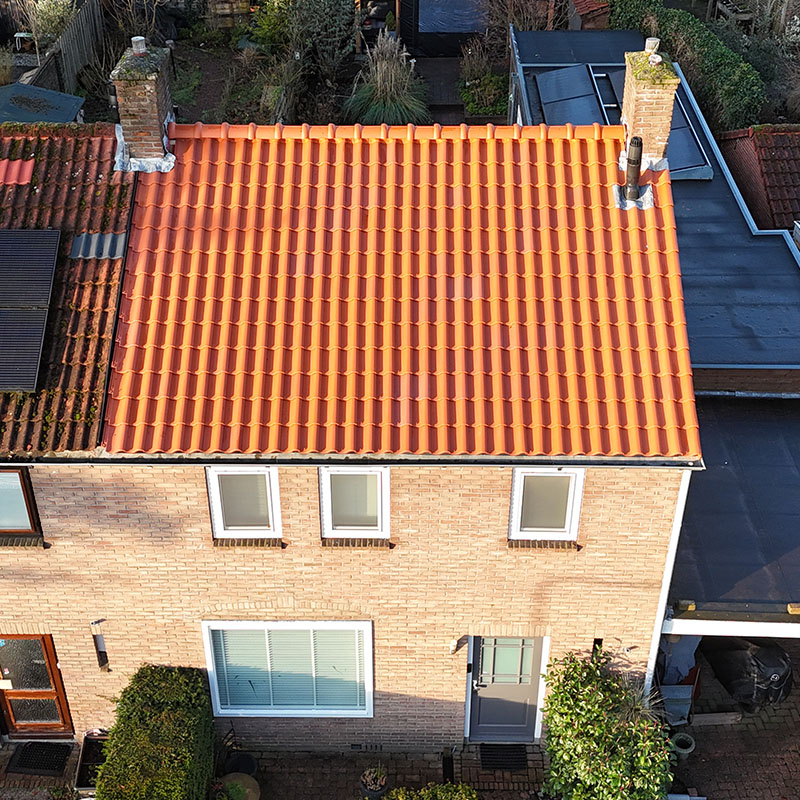 Gerenoveerd dak OVH dakpannen woning Gelderland Dakpan Renovatie